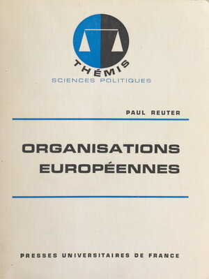 cover image of Organisations européennes
